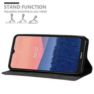 Nokia C21 lommebokdeksel case (brun)