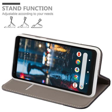 Google PIXEL 2 XL lommebokdeksel etui (grå)
