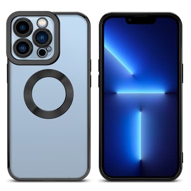 iPhone 13 PRO silikondeksel Krom case (gjennomsiktig)