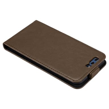 Huawei P10 PLUS deksel flip cover (brun)
