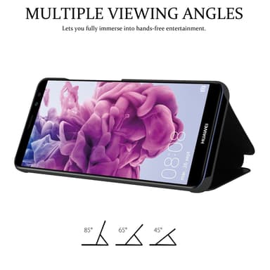 Huawei MATE 10 LITE lommebokdeksel etui (svart)
