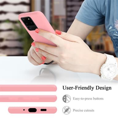 Samsung Galaxy S20 ULTRA silikondeksel case (rosa)