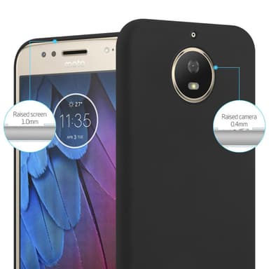 Deksel Motorola MOTO G5S Silikon cover (svart)