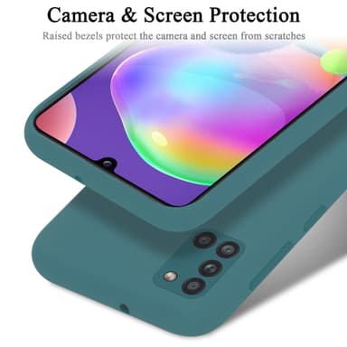 Samsung Galaxy A31 silikondeksel case (grønn)