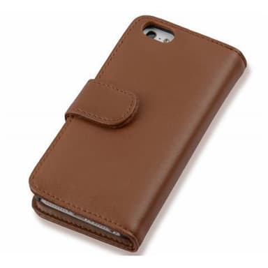 iPhone 5C lommebokdeksel case (brun)