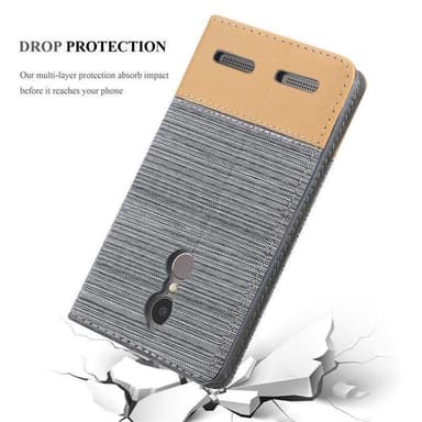 Lenovo K6 / K6 POWER lommebokdeksel etui (grå)