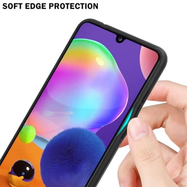 Deksel Samsung Galaxy A31 Case Cover (svart)