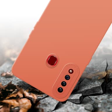 Samsung Galaxy A20s Deksel case (oransje)