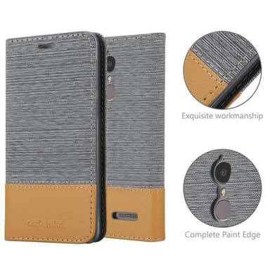 Lenovo K6 / K6 POWER lommebokdeksel etui (grå)