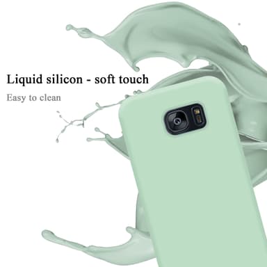 Samsung Galaxy S7 EDGE silikondeksel case (grønn)