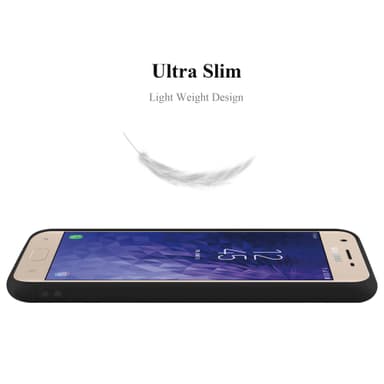 Deksel Samsung Galaxy J3 2018 Silikon cover (svart)