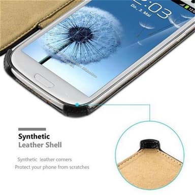 Samsung Galaxy S3 / S3 NEO lommebokdeksel case (svart)