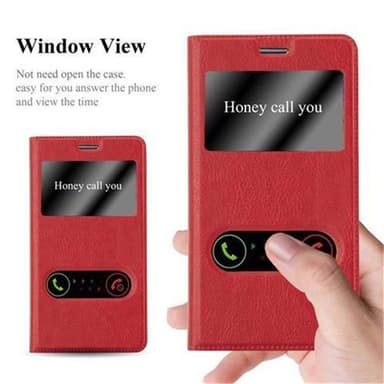Samsung Galaxy NOTE 3 lommebokdeksel cover (rød)