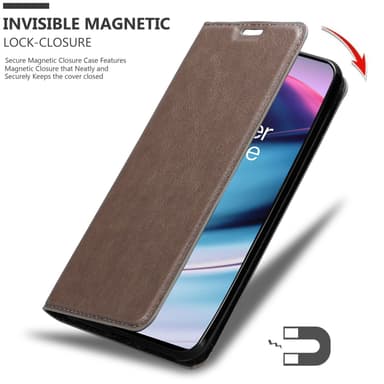 OnePlus Nord CE 5G lommebokdeksel case (brun)