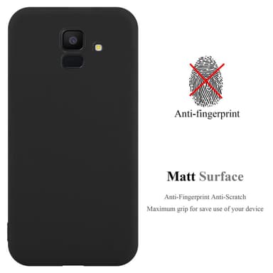 Deksel Samsung Galaxy J6 2018 Silikon cover (svart)