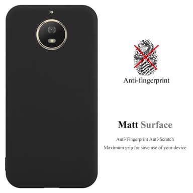 Deksel Motorola MOTO G5S Silikon cover (svart)