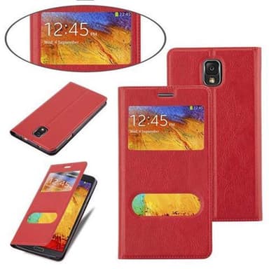 Samsung Galaxy NOTE 3 lommebokdeksel cover (rød)