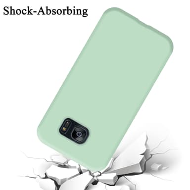 Samsung Galaxy S7 EDGE silikondeksel case (grønn)