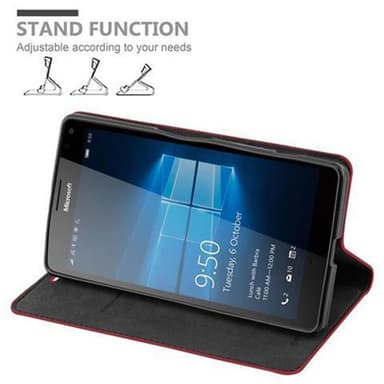 Nokia Lumia 950 XL lommebokdeksel case (rød)