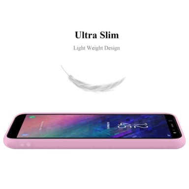 Deksel Samsung Galaxy J6 2018 Silikon cover (rosa)