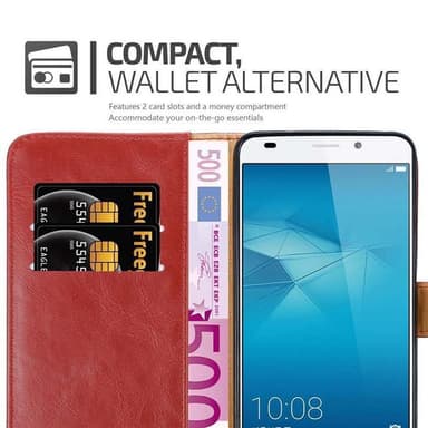 Honor 5C lommebokdeksel etui (rød)