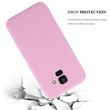 Deksel Samsung Galaxy J6 2018 Silikon cover (rosa)
