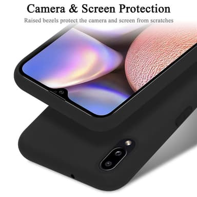 Samsung Galaxy A10s / M01s silikondeksel case (svart)