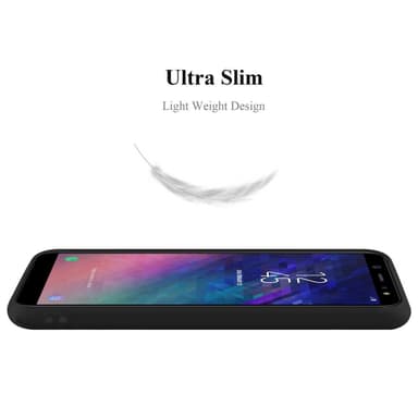 Deksel Samsung Galaxy J6 2018 Silikon cover (svart)