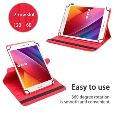 Asus ZenPad S (8.0 tomme) deksel til nettbrett (rød)
