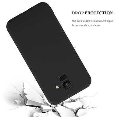 Deksel Samsung Galaxy J6 2018 Silikon cover (svart)