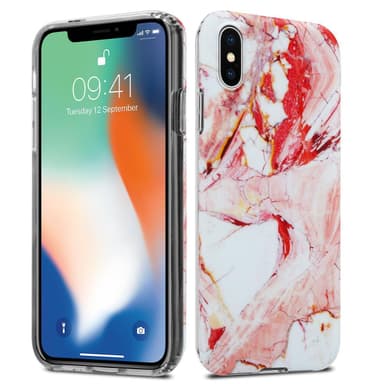 iPhone X / XS lommebokdeksel etui (rosa)