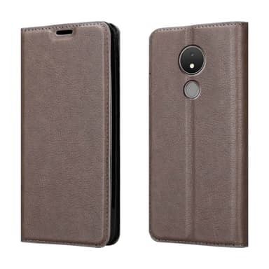 Nokia C21 lommebokdeksel case (brun)