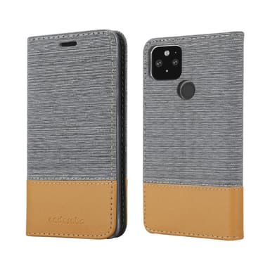 Google PIXEL 5 lommebokdeksel etui (grå)