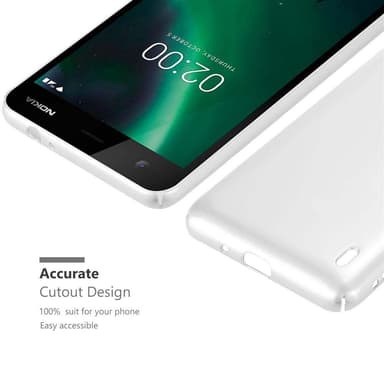 Deksel Nokia 2 2017 Case Cover (sølv)