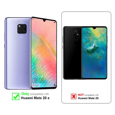 Huawei MATE 20 X lommebokdeksel case (rød)
