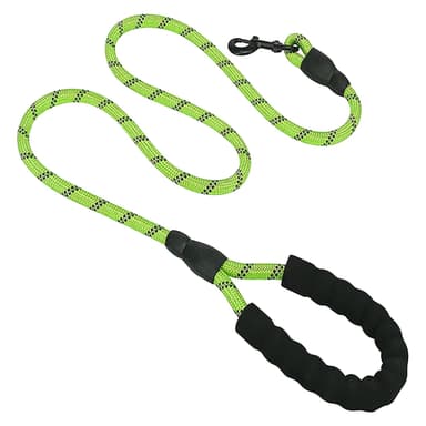 Nylon hundebånd med 1,5 meter (grønn)