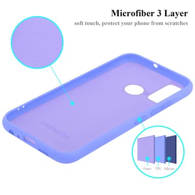 Huawei P SMART 2020 silikondeksel case (lilla)