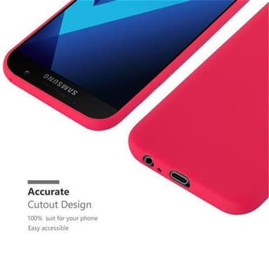 Deksel Samsung Galaxy A5 2017 Silikon cover (rød)