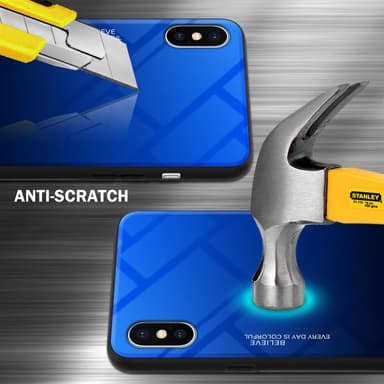 Deksel iPhone X / XS Case Cover (svart)