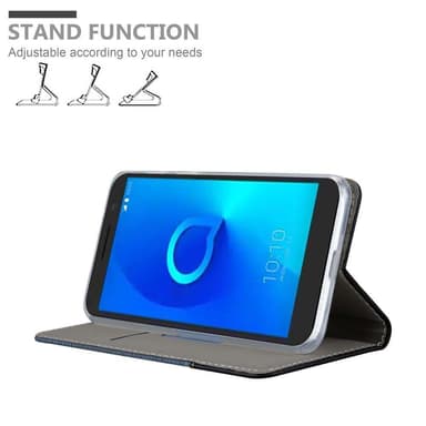 Alcatel 3 2018 lommebokdeksel etui (blå)