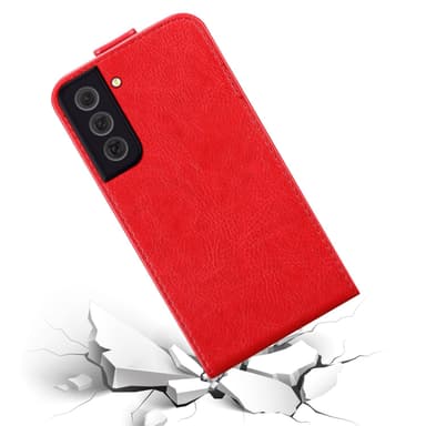 Samsung Galaxy S22 PLUS deksel flip cover (rød)
