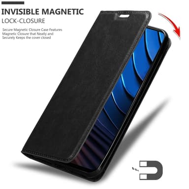Xiaomi POCO X3 GT lommebokdeksel case (svart)
