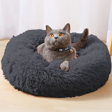 Hundeseng Kattesengepute Hundekattsofa 100cm (mørkegrå)