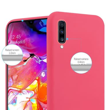 Deksel Samsung Galaxy A70 / A70s Silikon cover (rød)
