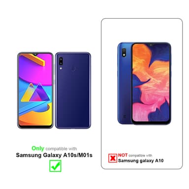 Samsung Galaxy A10s / M01s deksel flip cover (rød)