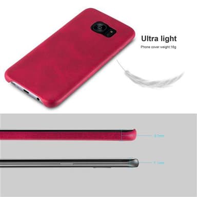 Samsung Galaxy S7 EDGE Hardt Deksel Cover (rød)