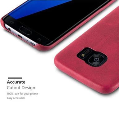 Samsung Galaxy S7 EDGE Hardt Deksel Cover (rød)