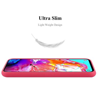 Deksel Samsung Galaxy A70 / A70s Silikon cover (rød)