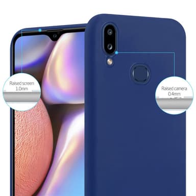 Deksel Samsung Galaxy A10s / M01s Silikon cover (blå)