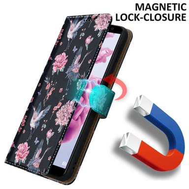 Huawei MATE 10 LITE lommebokdeksel etui (svart)